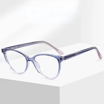 TR90, очки с голубым светом, Оправа без рецепта для женщин, Поддельные очки с кошачьим глазом, Компьютерные очки, Очки с защитой от ультрафиолета