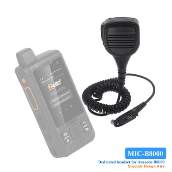 Сетевое радио Anysecu Zello 4G, микрофон или наушники для мобильного телефона, аксессуары для рации UNIWA B8000