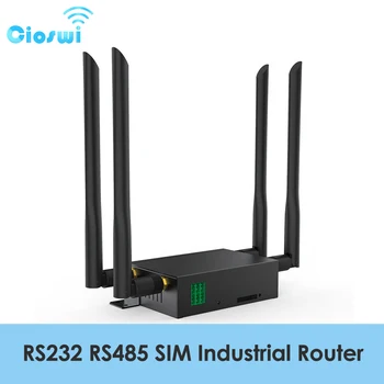 Cioswi 9-36 В DTU Промышленный Wifi 4G Маршрутизатор SIM-карта 300 Мбит/с Openwrt Интеллектуальный RS232 RS485 Порт 2,4 ГГц 4 ГГц Wifi Удлинитель