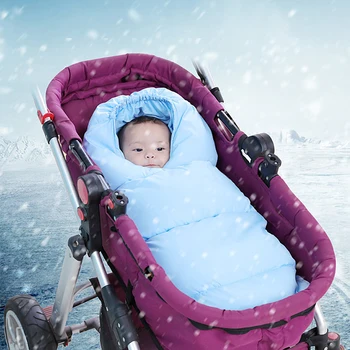 0-24 м Спальный мешок для новорожденных, коляска, зимние ветрозащитные толстые спальные мешки для младенцев, конверты для инвалидных колясок, Кокон для новорожденных
