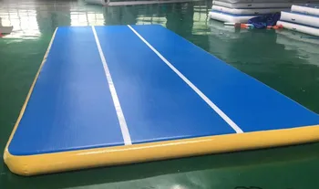 Бесплатная доставка, 4x4x0,2 м, Квадратные воздушные гимнастические коврики для Акробатики, надувная дорожка из ПВХ толщиной 20 см для домашнего использования
